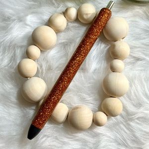 Custom epoxy glitter pen